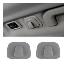 2 kpl kattokoukkuja autoon, yhteensopiva Volvo XC40/XC60/XC90/S60/S90/V60/V90 -malleihin – harmaat takikoukut laukuille, laukuille ja vaatteille