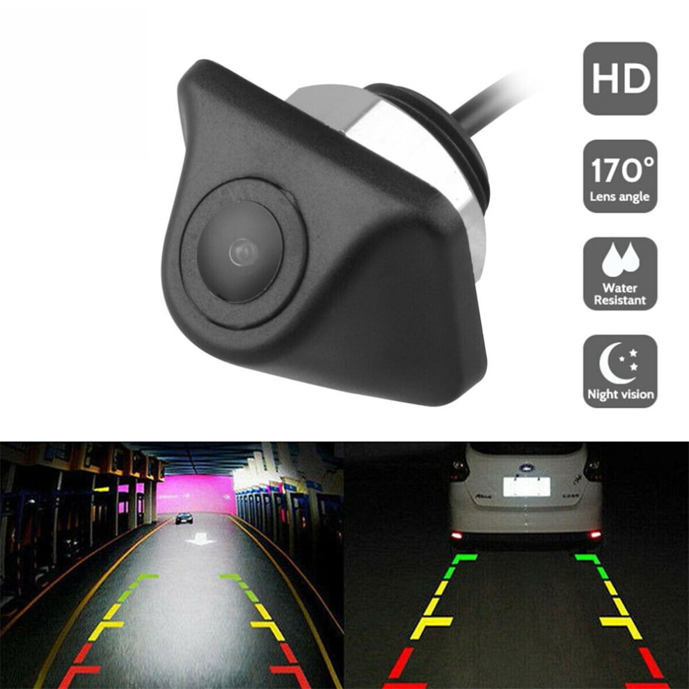 Universal Car Backup Camera With Dynamic Trajectory Guide Line, Hd 170 Wide View, Waterproof Night Vision 9422877937189