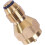 Universal Propane Refill Adapter for 1 LB Disposable Tanks – Solid Brass Regulator, Compatible with All Small Cylinders 1