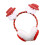 Cache-oreilles chauds d'hiver, bandeau ajustable, polyester et élasthanne 1
