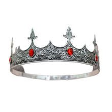 Elegancka męska opaska do włosów z koroną na cosplay i imprezy
