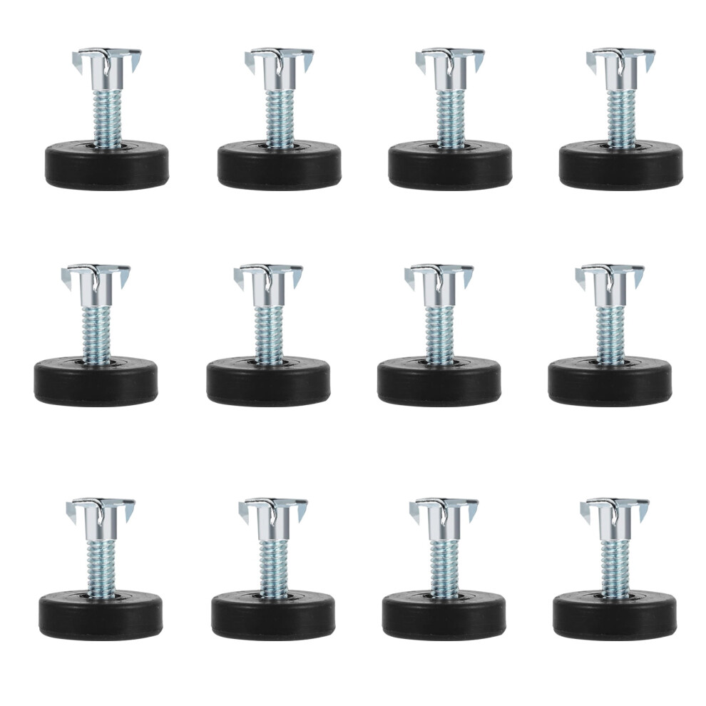 12Pcs Screw In Furniture Feet Adjustable Furniture Feet Levelers For Furniture Chairs Tables 9422877937899