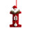 Lettre décorative de sapin de Noël en acrylique style 2D 1
