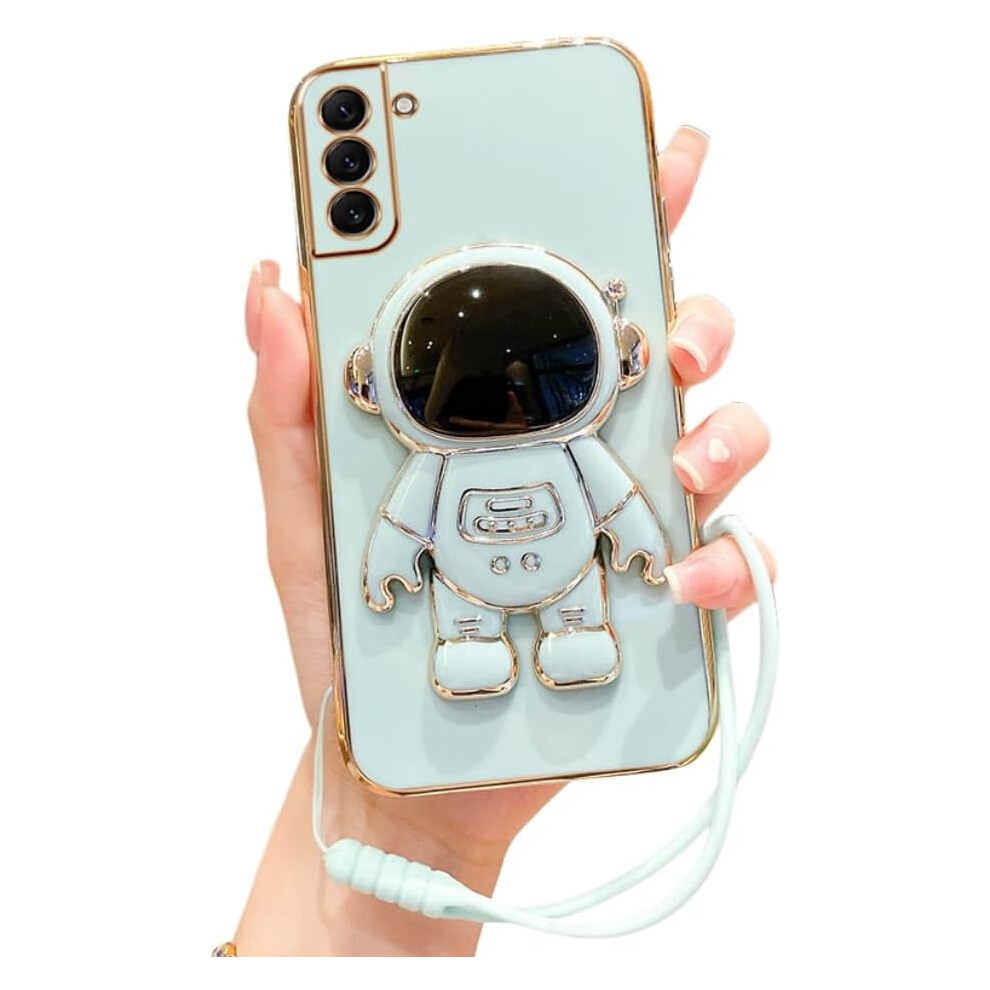 Astronaut Invisible Stand Phone Case With Lanyard, Drop-Proof, Full Cover Â Compatible With Samsung Galaxy S24/S23/S22/S21/S20/S10/Note20/Note10 9422877935123