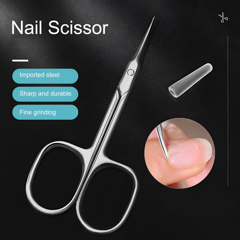 Nail Scissors High Precision Remove Cuticle Rust-Proof Steel Cutters Manicure Professional Pliers Tool for Adult