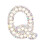 Stickers,Personalized Pearl Letter Patch Alphabet Patch Customized Letters Patch On Patch Glue On Patch Applique DIY Bride 1
