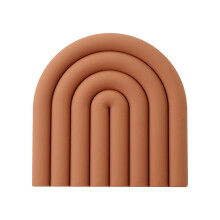 Tapete de silicone para panelas – Resistente ao calor, antiderrapante, para tigelas e pratos, com estampa de arco-íris, ideal para cozinha,