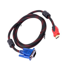Adapterkabel 1080p videokabel 19-pins interface naar VGA mannelijk-mannelijk kabel voor computer, laptop, pc-monitoren 150 cm