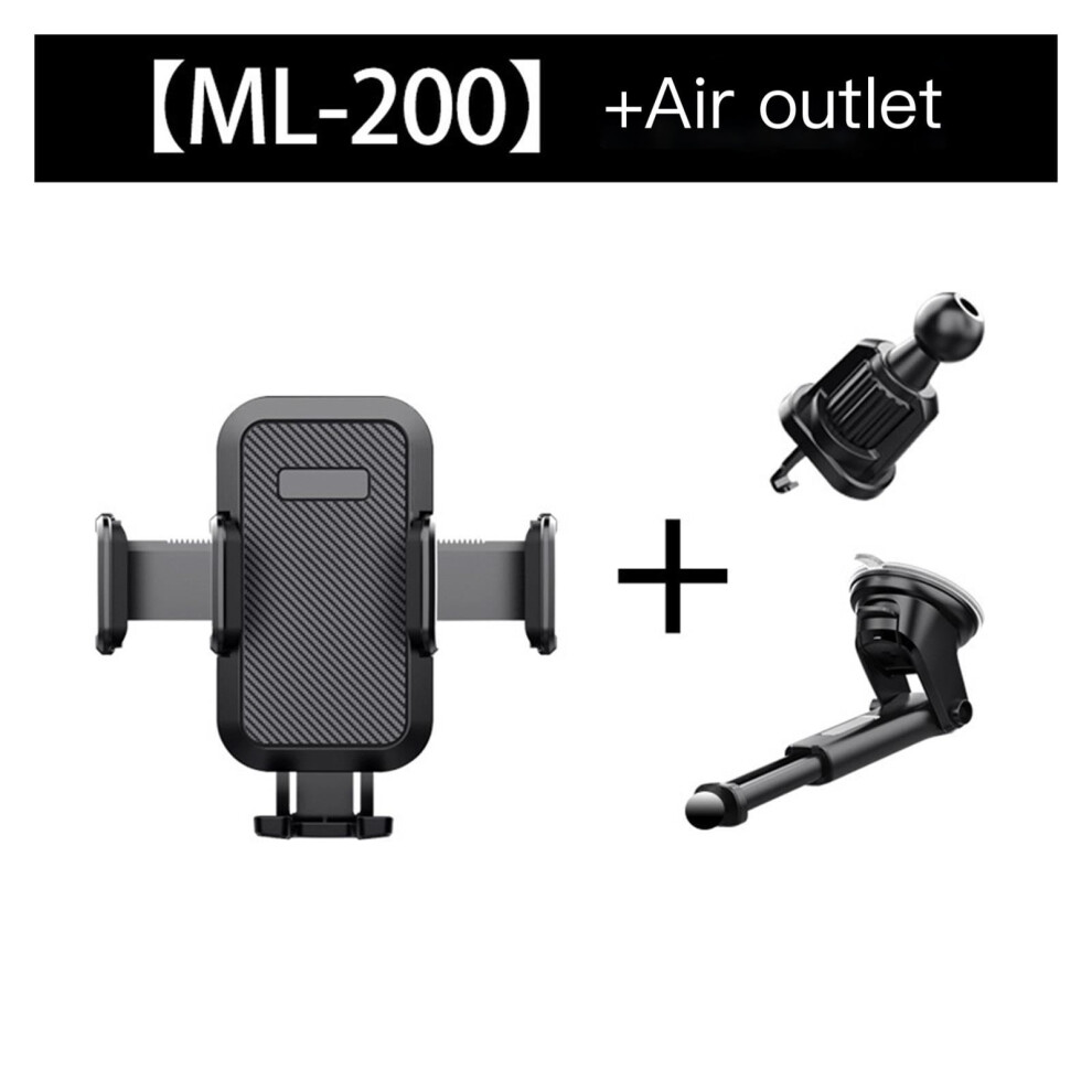 New Car Phone Holder: Suction Cup & Air Vent Mount, Retractable Pole, Compatible With Iphone 15Â11, Samsung S23âS21, Note 20, Etc. 9340959282739
