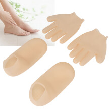 Silicone Hydrating Gel Gloves & Socks for Foot Care Skin Color