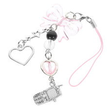 Breloque pour téléphone avec nœud papillon, accessoire élégant pour femme (1 pièce).