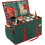 Boîte de rangement pour décorations de Noël 2 en 1 avec 4 plateaux 1