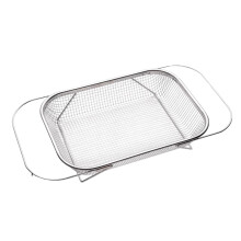 Stainless Steel Grilling Basket 17x9", Wire Mesh Roasting Pan with Handles, Compatible with BBQ & Oven
