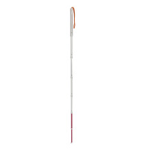 Telescopic Metal Blind Cane with Shockproof & Reflective Handle, 1.28m