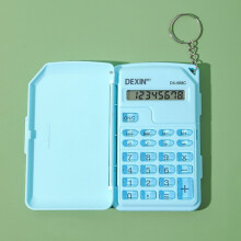 Mini Color Scientific Calculator, Flip Design, Multi-Color Keys, Compatible with School/Exam/Office Use