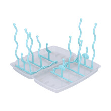 Portable Baby Bottle Drying Rack Compact Foldable Upright Design Dishwasher Safe Anti Slip Base Easy To Clean Environmentally Friendly Multipurpose