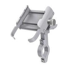 Soporte para teléfono móvil para bicicleta, montaje en manillar, construcción de aleación de aluminio para motocicletas y bicicletas.