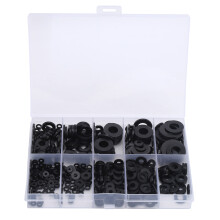 Set platte ringen met bevestigingsmiddelen, lastverdeling, isolatie, vlamvertragend en corrosiebestendig nylon, niet-magnetisch, hoge temperatuur.
