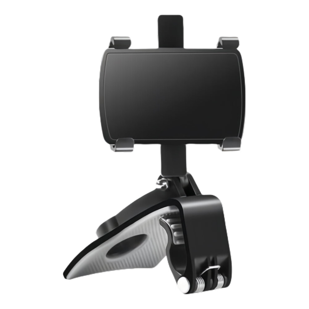 Car Dashboard Phone Holder 360 Rotating Rearview Mirror Navigation Bracket Black 9340959284979