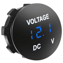 Batteriespannungsmesser, Wasserdichter 12-V-Gleichstrom-Spannungsmesser, Spannungsmesser mit Digitaler LED-Anzeige
