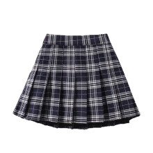 Tyttöjen A-linjainen hame, rento muoti, ristikkokuvioinen, laskostettu kouluhame, preppy-tyylinen, arkikäyttöön tarkoitettu lomahameet tytöille,