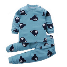 Little Boys Girls Pajamas Dinosaur Animals Cartoon 2PCS Train Toddler Kids Cartoon Sleepwear Fall Homewear Sets