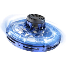 Mini drone giocattolo, UFO girevole a manovella e sfera luminosa fluttuante – Regalo di Natale per bambini dagli 8 ai 13 anni, premio per la