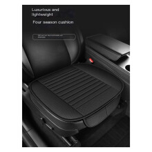 GUANGHUI Auton istuinsuojat kuorma-autoille ja maastoautoille, mustat keinonahkaiset etuistuinten suojukset autoille, 2 kpl pehmustettuja auton