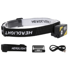 Adjustable Headlamp Super Bright Zoomable LED USB Rechargeable3Modes Waterproof IPX4Lightweight Aircraft Grade Build Long Battery Life Hands-Free