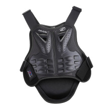 Protection moto, gilet, blouson de moto, protection dorsale et pectorale, noir