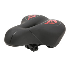 Waterproof Leather Bicycle Seat Ergonomic Design Bike Seat Oversized Bike Seat With Comfortable Bike Seat Dual Spring Suspension Design Universal