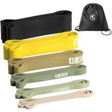 Resistance Bands for Strength Training and Stretching 5-Pack