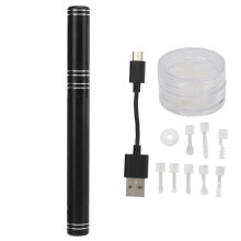 Otoscópio com câmera para ouvido compatível com iOS e Android - Removedor de cera de ouvido HD 1080P com luzes LED - Elegível para reembolso por