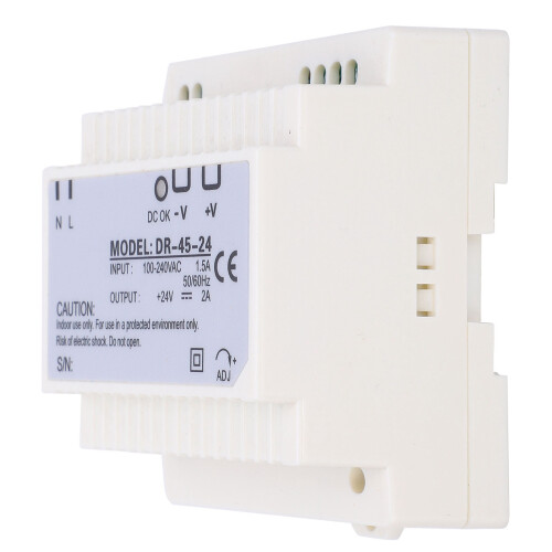 Προστασία από υπερφόρτωση Τροφοδοτικό AC DC Switching Μετασχηματιστής τάσης ράγας DIN