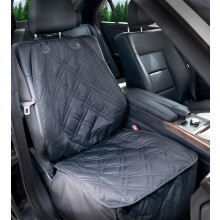 Front Seat Covers for Dogs - Seat Cover for,,, and SUVs - Front Seat Cover - Passenger Seat Cover for Front Seat (Black)