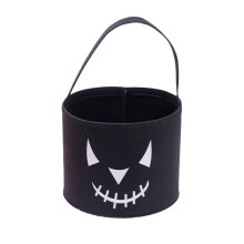 Veľkokapacitný úložný košík na Halloween, vrecko na cukríky z netkanej textílie, kabelka v tvare tekvice na cukríky, bytové dekorácie,