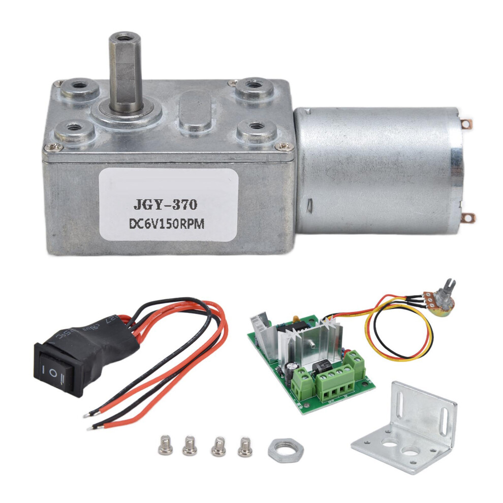 Double Shaft Gear Motor With Self Locking Feature, Stable Performance Reversible Dc12v Motor Suitable For Automation Systems, Equipped With Wear 9049227913794