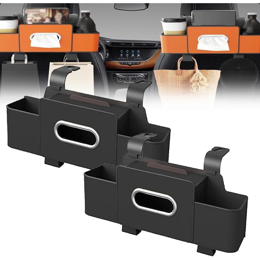Car Seat Back Organizer Waterproof With Hooks Cup Holder 9023022190376