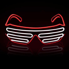 led light up glasses party,led glasses for adults party, Luminous Glasses For Parties, EL Glasses Costumes for Party