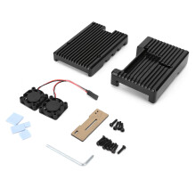 Aluminum Case For Raspberry Pi4Model B, Ultra Thin Design With Silence Without Noise And Fast Cooling Performance Features