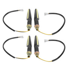 Durable LED Turn Signal Lights For Motorcycle Running Water Effect High Visibility Easy Installation Universal Fitment