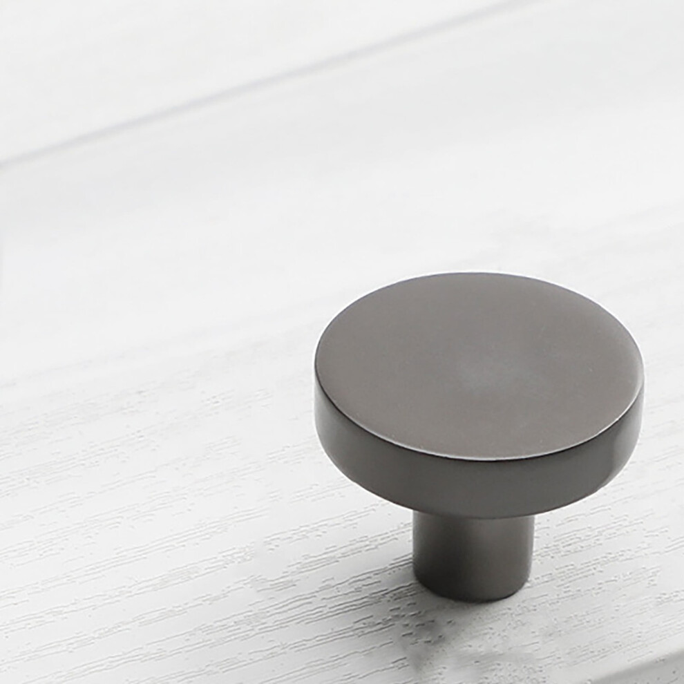 Modern Round Cabinet Knobs, 1.22" Dia, Single Hole Alloy Handles Â Compatible With Cabinets & Dressers 9422877448173