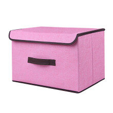 Foldable Fabric Storage Box with Handles & Dividers – Compatible with Closet, Bedroom, Living Room