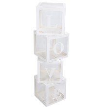 Reusable Baby Boxes Clear Balloon Boxes Transparent Balloon Boxes For Baby Shower Decorations Birthday Party Decorations Lightweight Material Sturdy