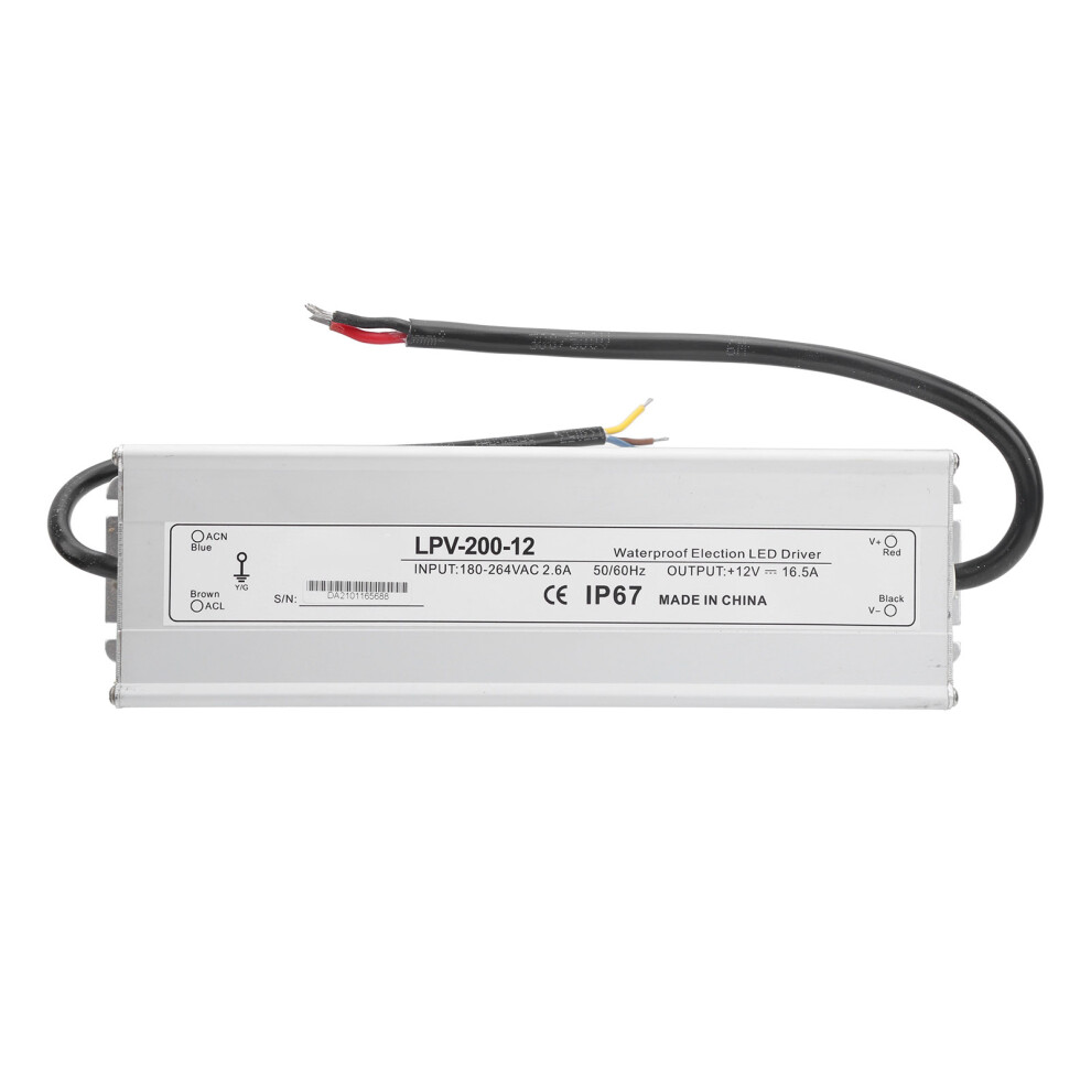 24V Dc Low Voltage Transformer Led Driver Waterproof Ip67with Short Circuit Overload And Over Temperature Protection Durable Aluminum Alloy 9448483241656