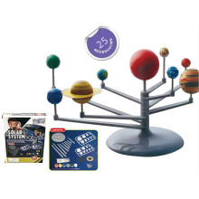 Hands On Project Zonnestelsel Kit, Glow In The Dark DIY Astronomie Planeten Set met Educatieve Feiten - STEM Ruimtespeelgoed voor Jongens en Meisjes