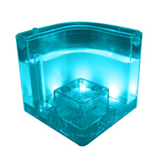 Formicaio con ecosistema di colonia di formiche in gel, grande formicaio da osservare per bambini, struttura a due livelli con fori di ventilazione e
