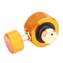 Adaptador de butano para exteriores, función de autobloqueo, adaptador para estufa de gas, antifugas, resistente a alta presión, ligero, duradero,