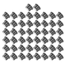 Bouton audio de remplacement en forme de D, en ABS durable, pour guitare électrique et basse. Bouton de contrôle en plastique résistant aux chocs.