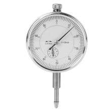 Industrial Dial Gauge Indicator, 0-10mm x0.01mm Easy To Read Precision Measuring Instrument Stable And Reliable Accuracy For Gear Clearance Shaft